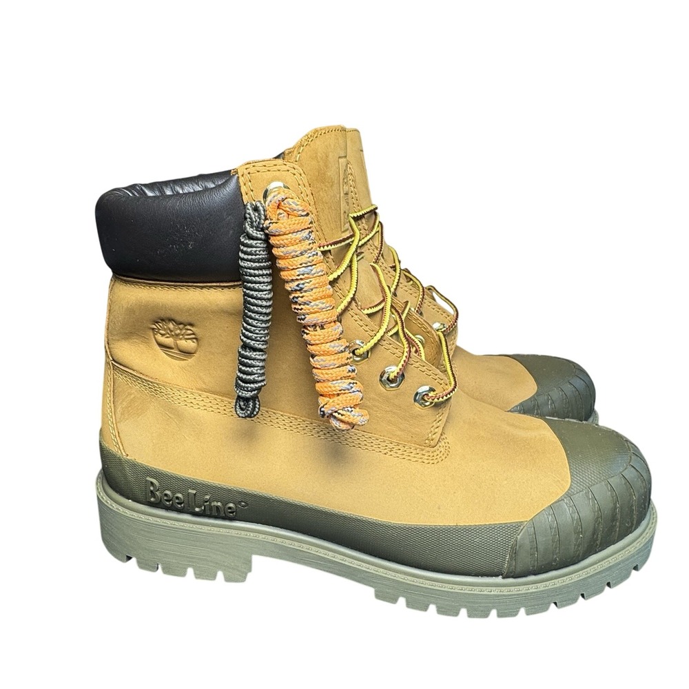 Timberland X Bee Line 6-Inch Premium Boots Wheat Olive Green A2M4J Mens 10